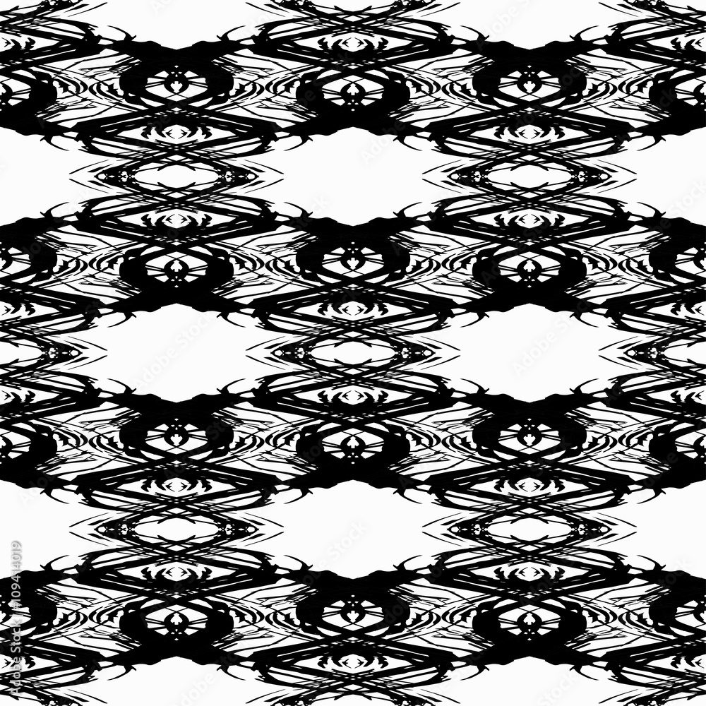 thin white lines vintage seamless pattern vector illustration Stock