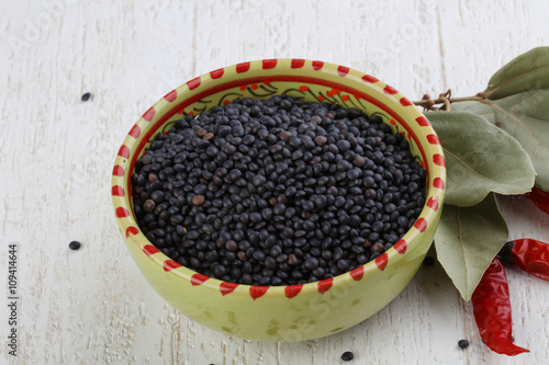 Black lentils