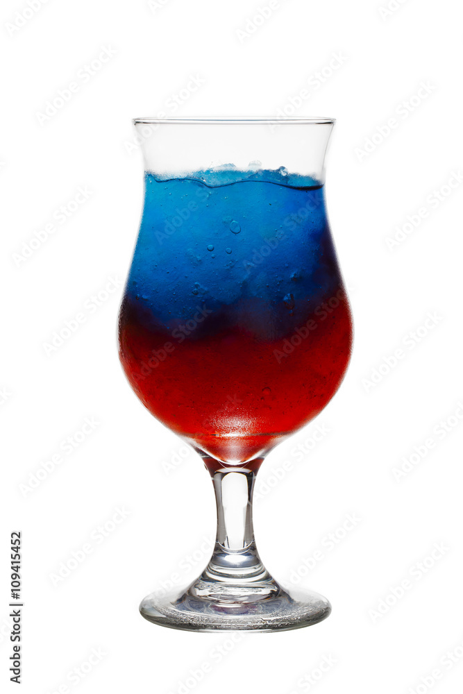 blue and red drink blue and red drink