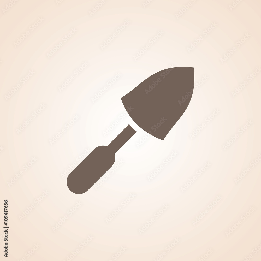 Icon Of Trowel. Icon Of Trowel.