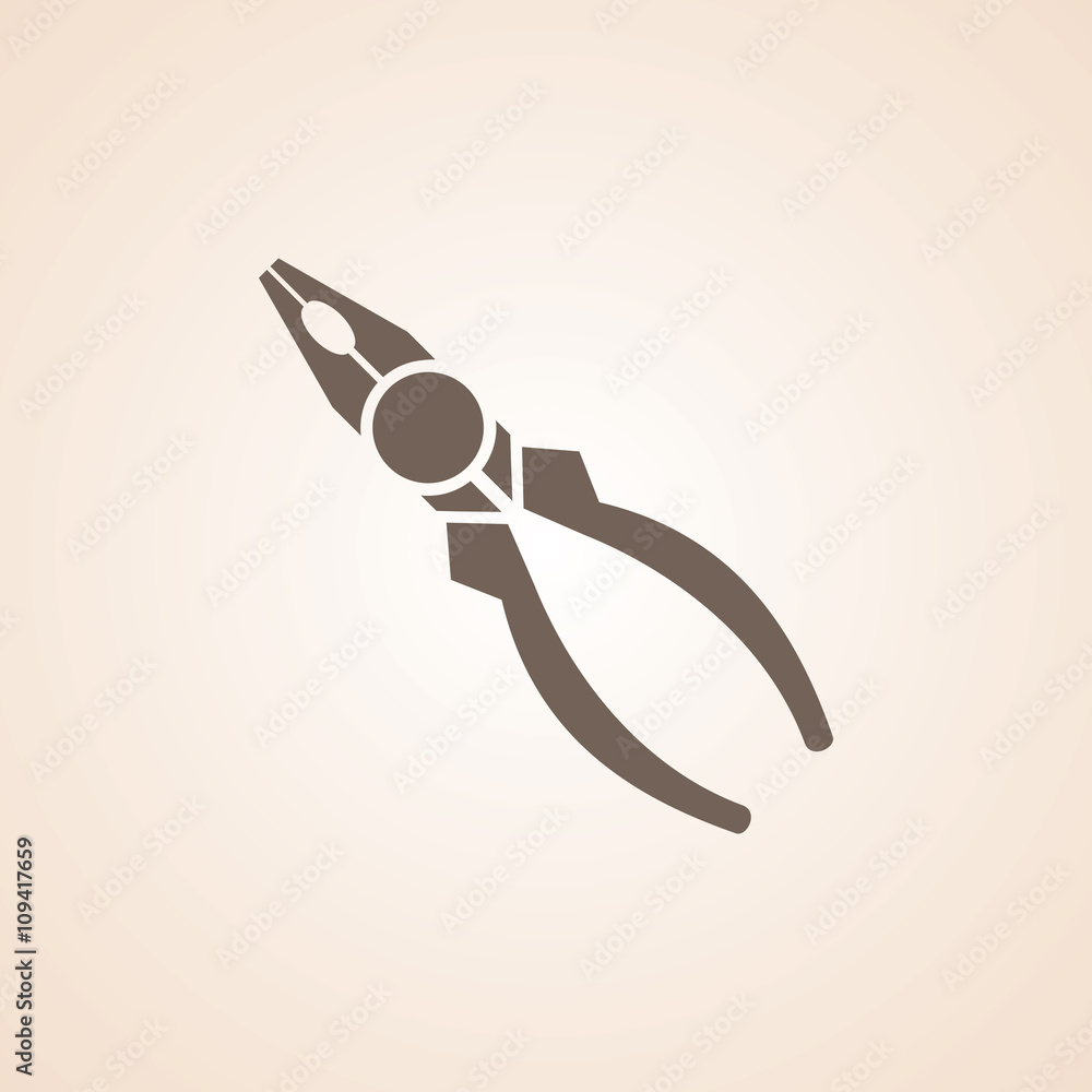 Icon Of Pliers. Icon Of Pliers.
