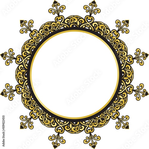 Round lace mandala