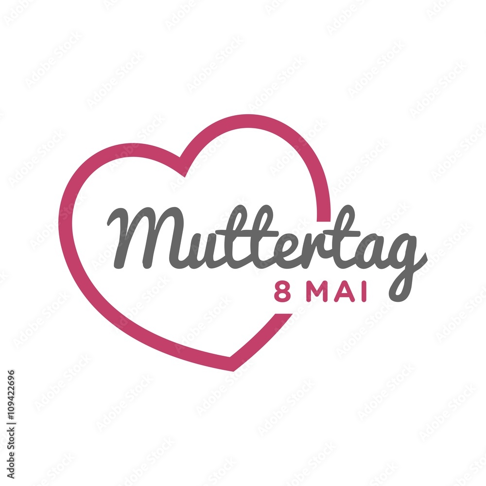 Muttertag 8 Mai Mother's Day Germany v.2 Adobe Stock