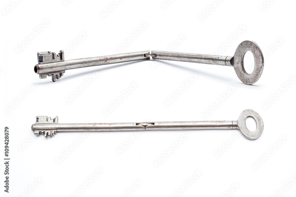 key in two pieces key in two pieces