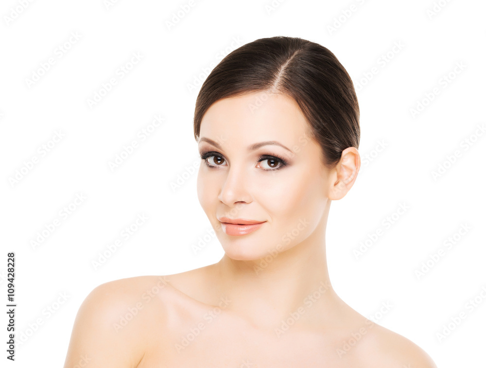Beautiful young woman with smooth skin Beautiful young woman with smooth skin