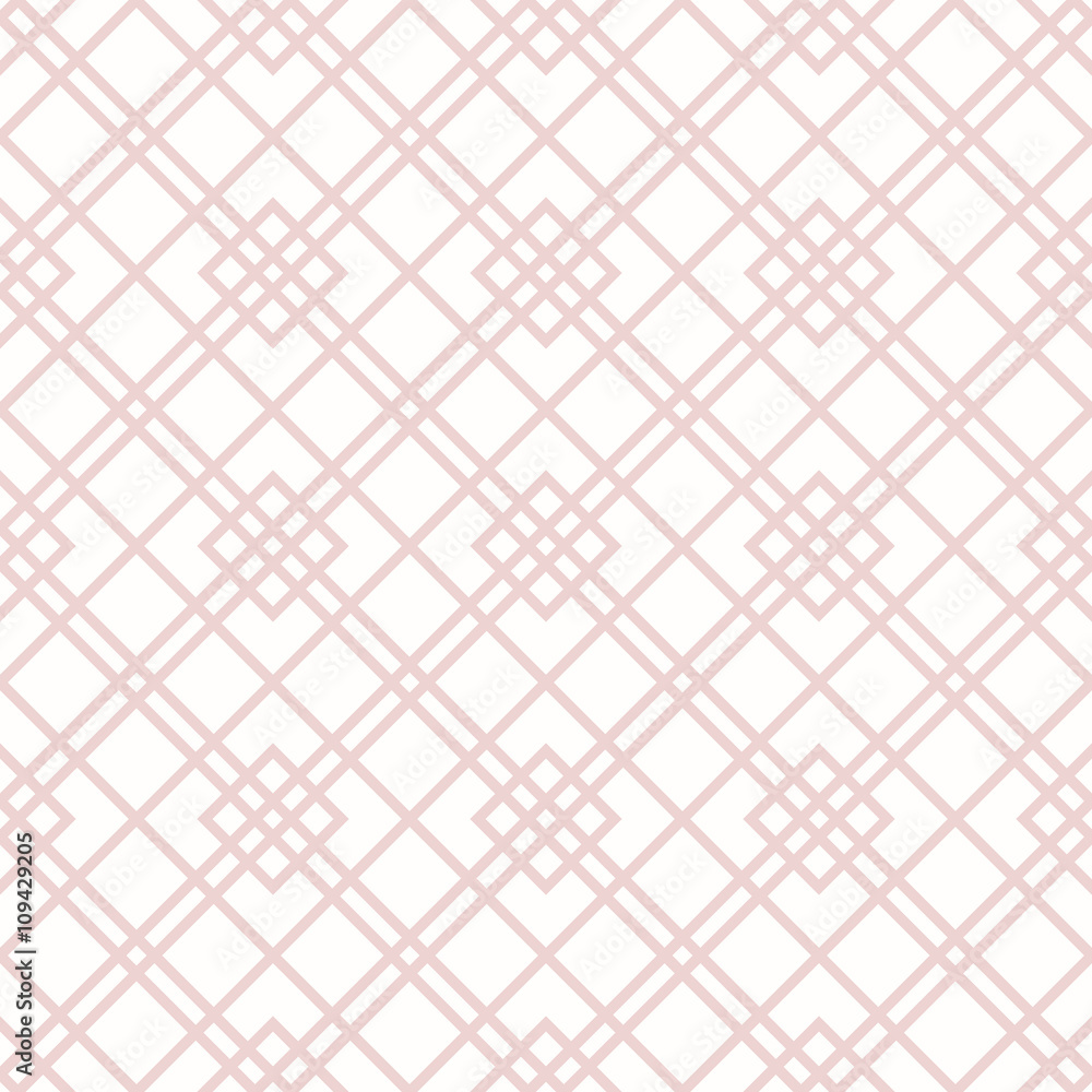 Geometric pink abstract background. Seamless modern pattern