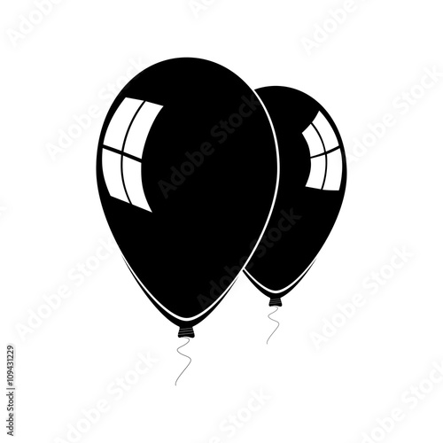 Balloon icon - vector