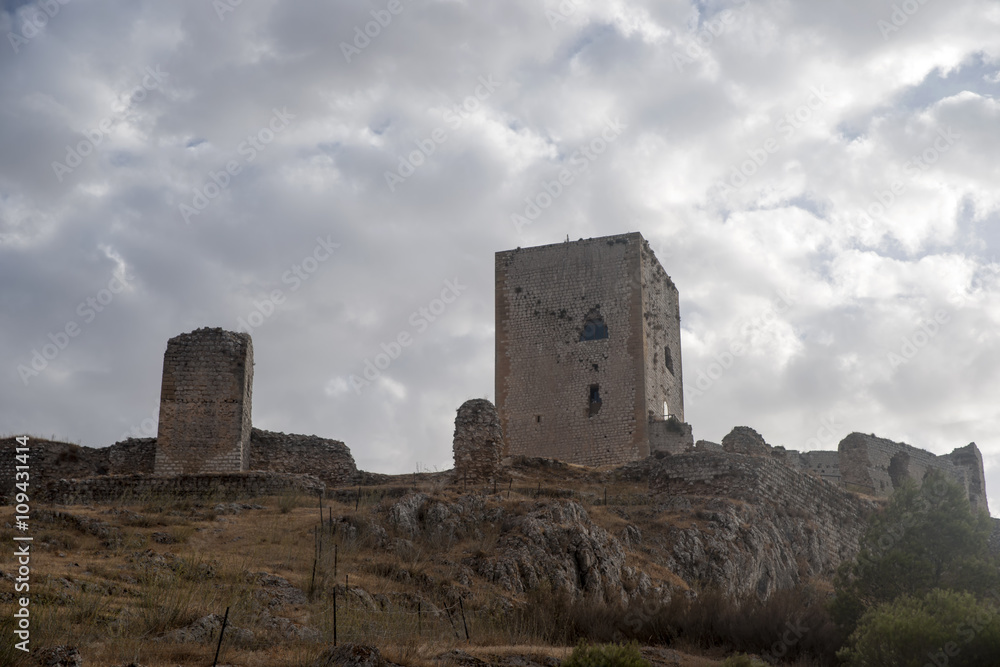 Antiguo castillo almohade de la Estrella en el municipio de Teba provincia de Málaga