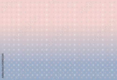 Background with stars. Serenity and pink quartz.