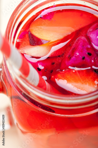 fresh fruit punch drink
