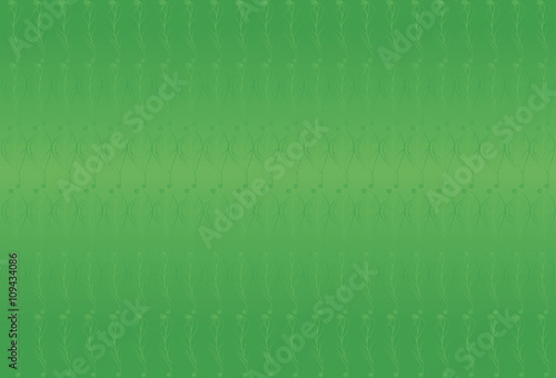 Green background with leaves. Vector.