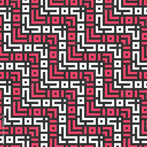 Pink Diagonal Chevron Seamless Pattern