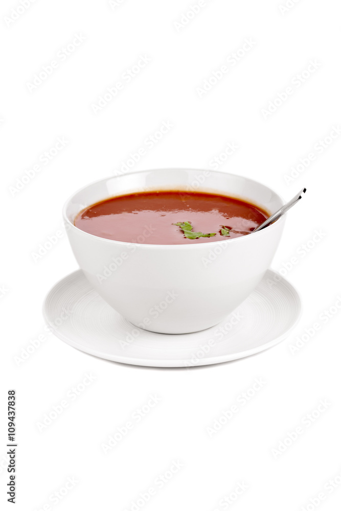 a bowl of tomato soup a bowl of tomato soup
