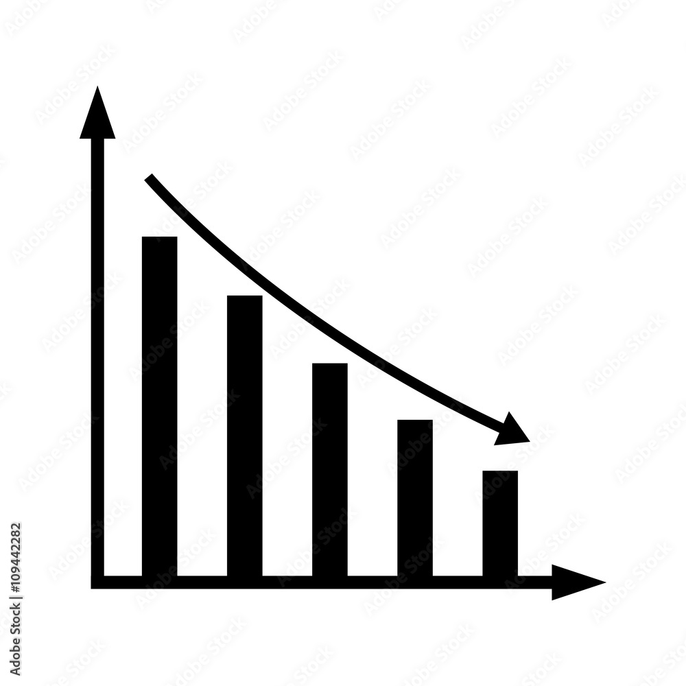 down graph