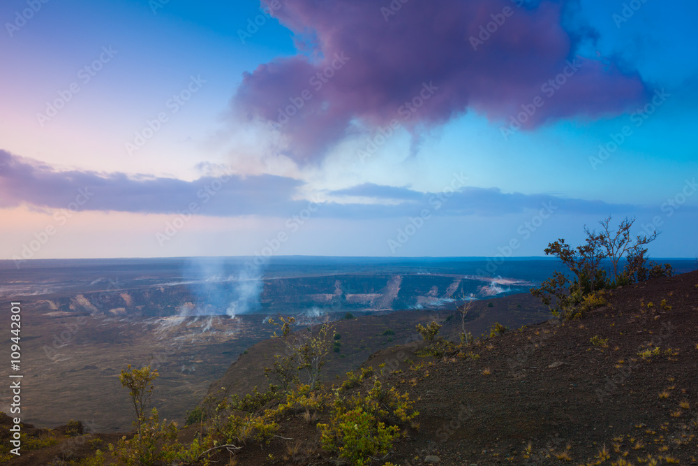 Volcanic eruption