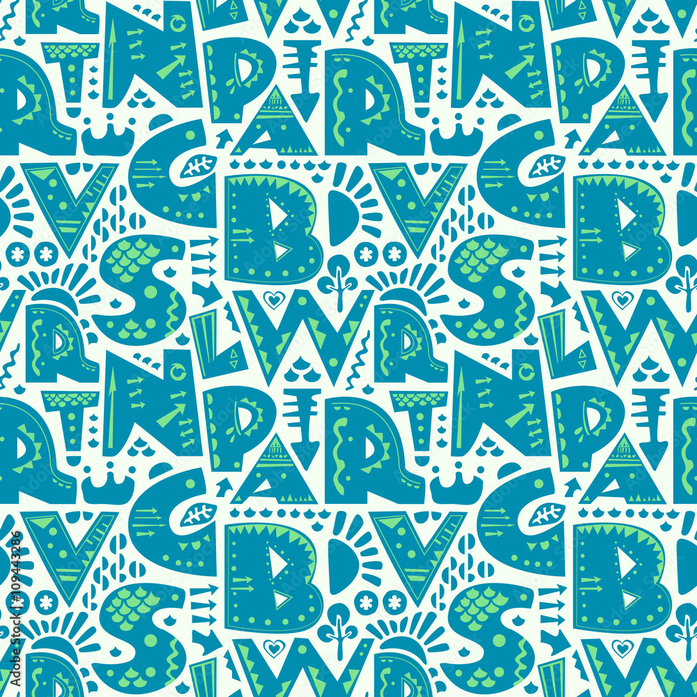 Vector seamless pattern