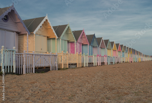 Pastel Beach Huts photo