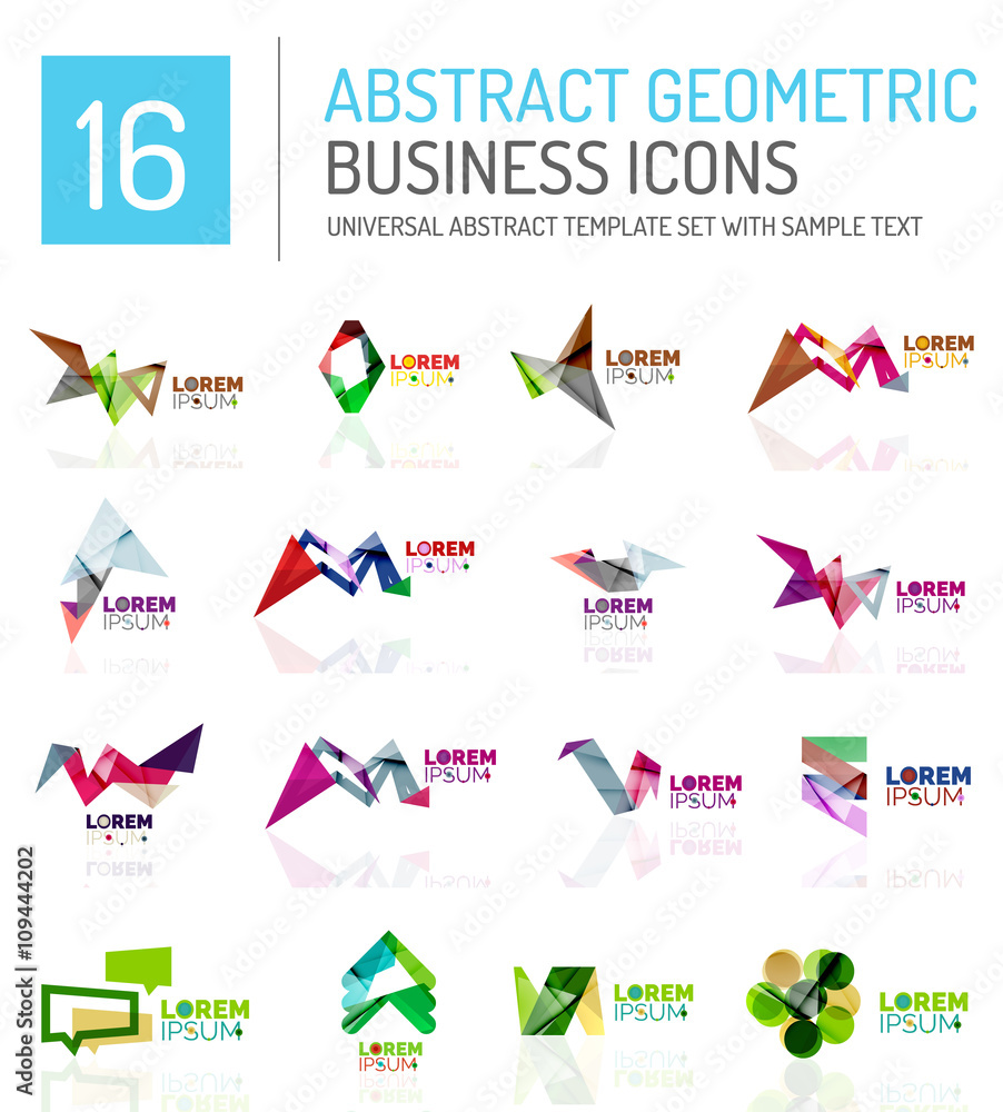 Abstract business icons Abstract business icons