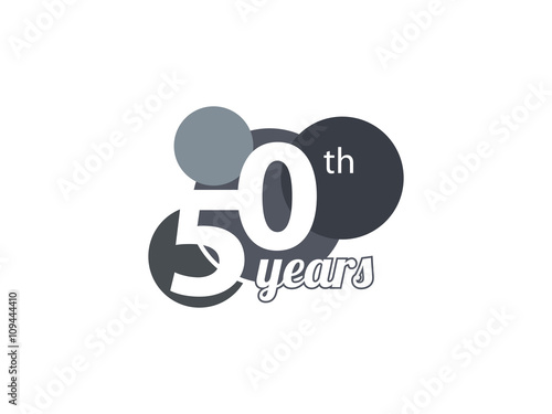 50th year anniversary logo