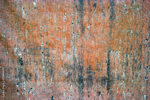 Old rusty sheel of iron, abstract metal background