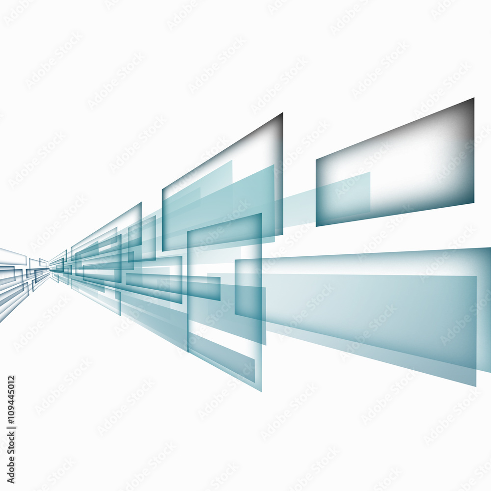 Fototapeta premium Business abstract blue background with stripes