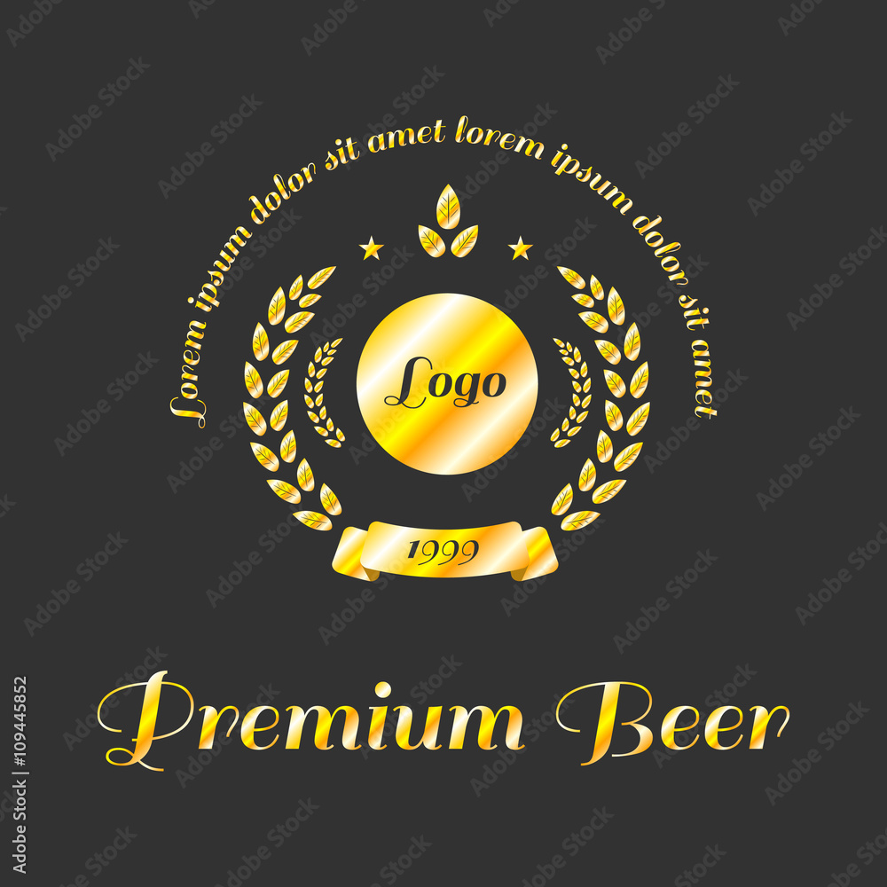 Fototapeta premium Vintage design for labels