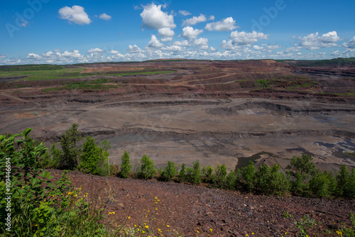 Open pit  iron ore mine, Hibbing, Minnesota