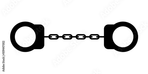 Handcuff symbol