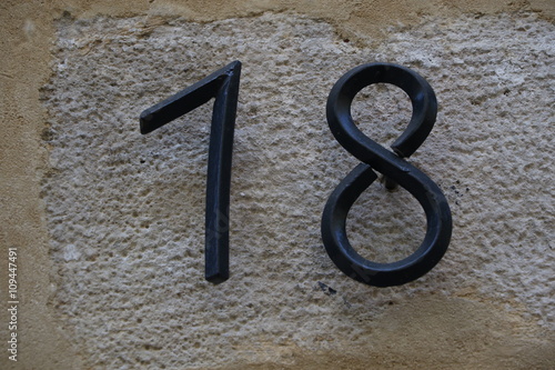 Numéro d'habitation à Paris