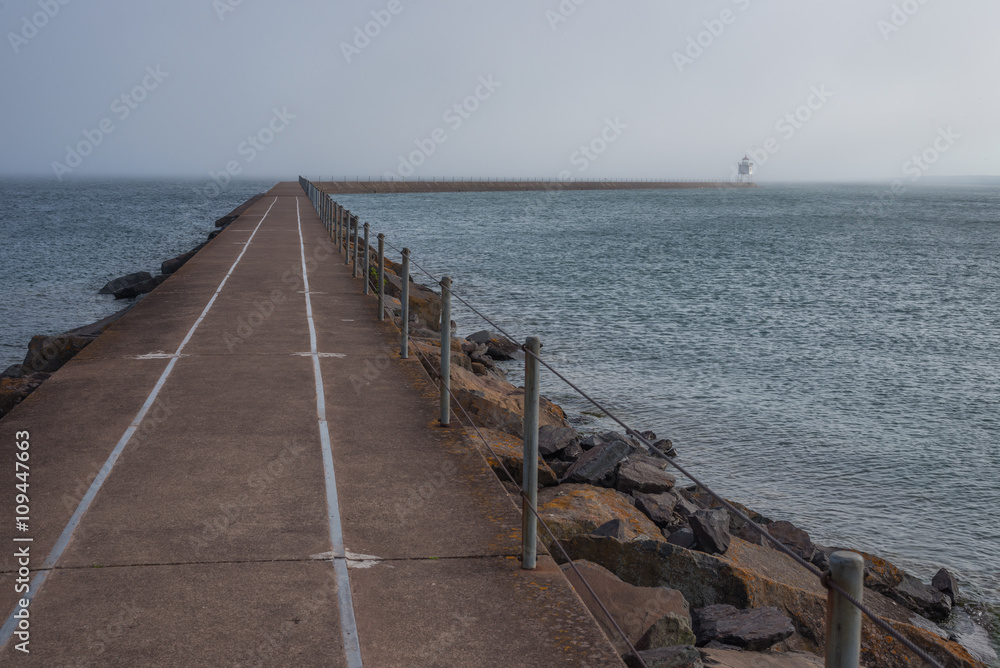 Two Harbors pier, Agate Bay, Minnesota