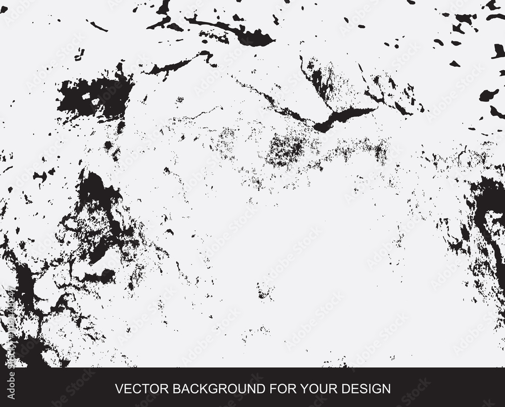 Fototapeta premium Distress Overlay Texture For Your Design. Black and white grunge