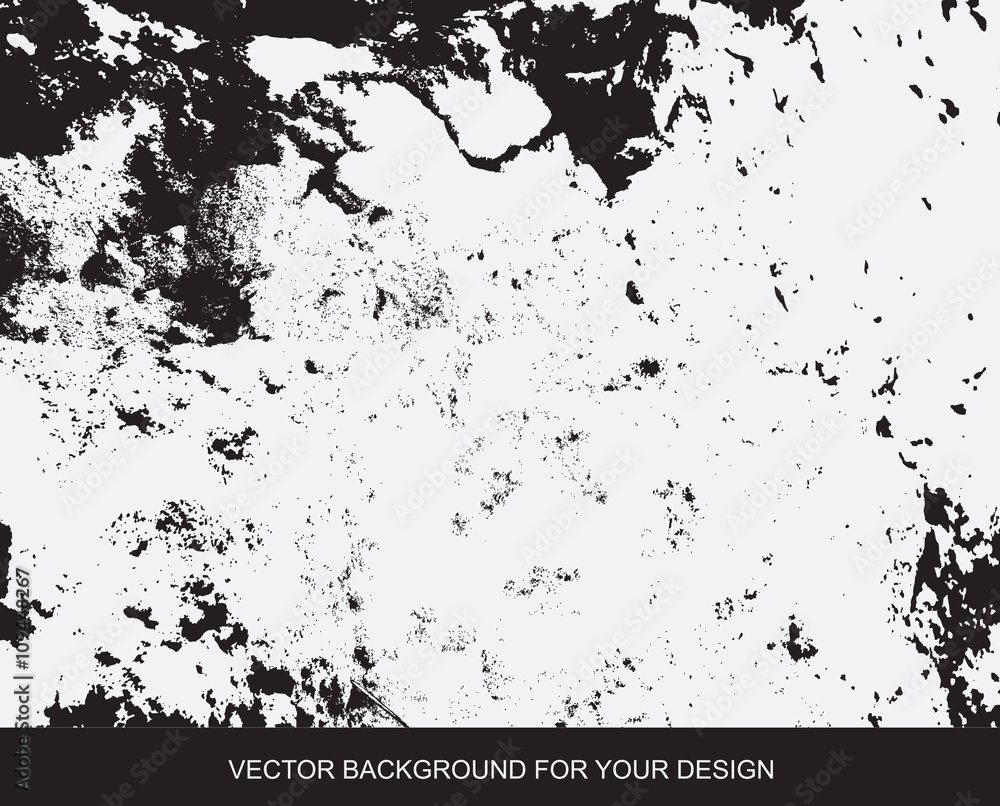 Obraz premium Distress Overlay Texture For Your Design. Black and white grunge