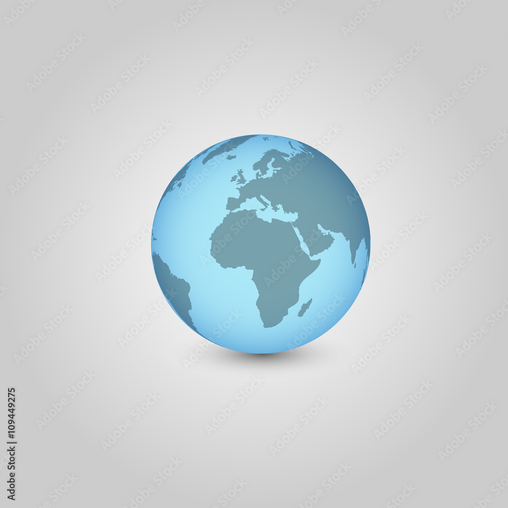 World Icon. Vector illustration. World Icon. Vector illustration.