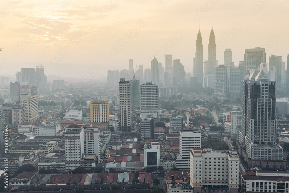 Kuala Lumpur, Malaysia skyline