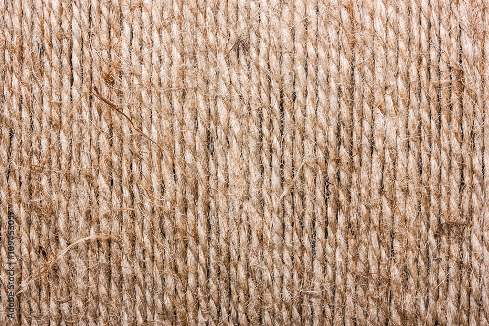 Linen rope texture. Stock Photo