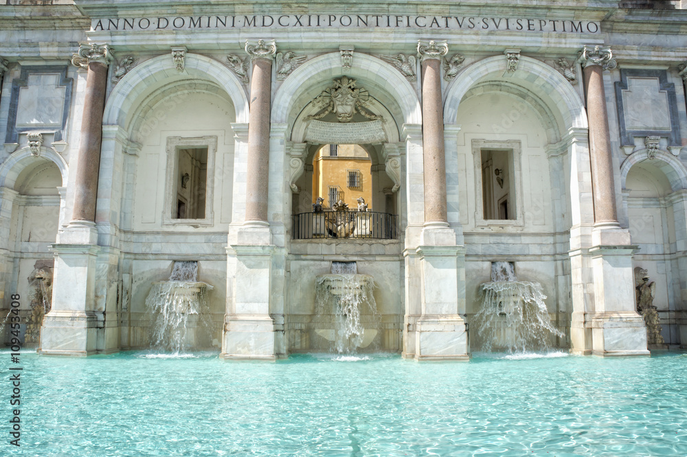 Acqua Paola Fountain, Gianicolo, Rome, Italy
