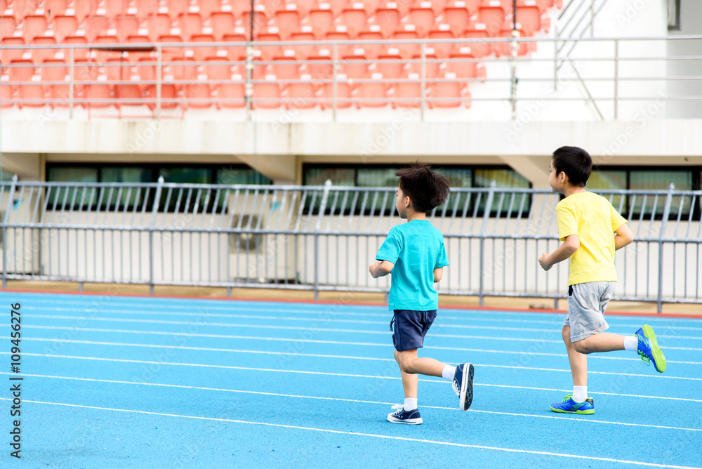 Fototapeta premium Child running