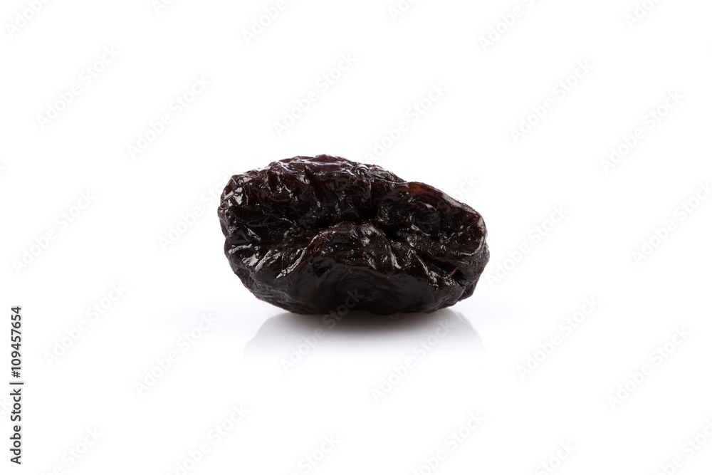 Dried plum - prunes isolated Dried plum - prunes isolated