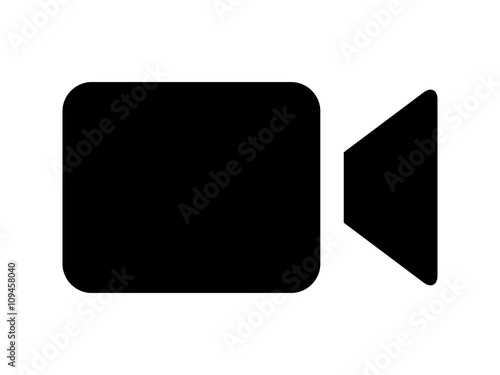 Video camera / camcorder flat icon for apps and websites 