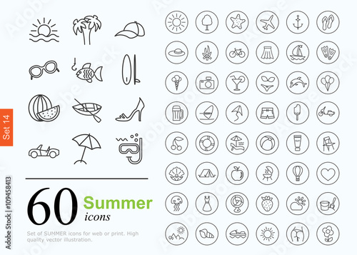 60 summer icons