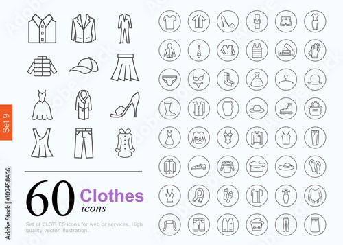 60 clothes icons