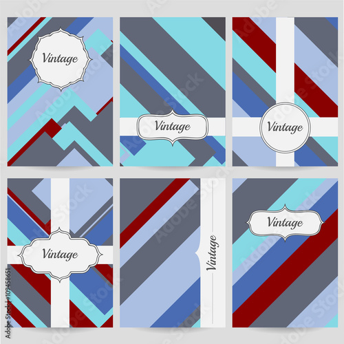 stock vector set of design template for flyer, card, poster. bac