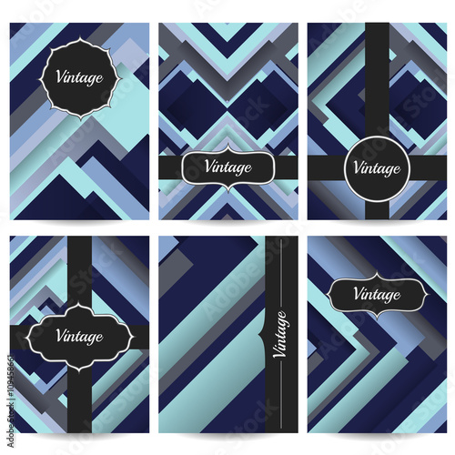 stock vector set of design template for flyer, card, poster. bac