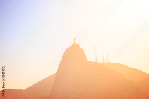 evening Rio hills abstract shot