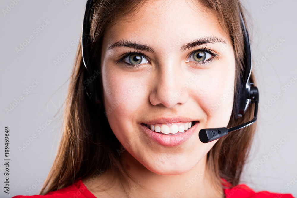 contact us says this beautiful call center girl contact us says this beautiful call center girl