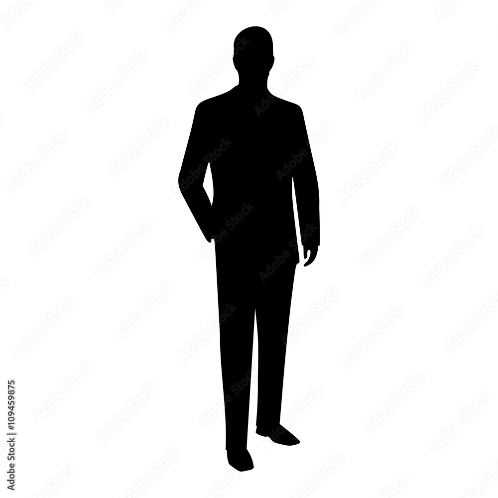 Business man silhouette