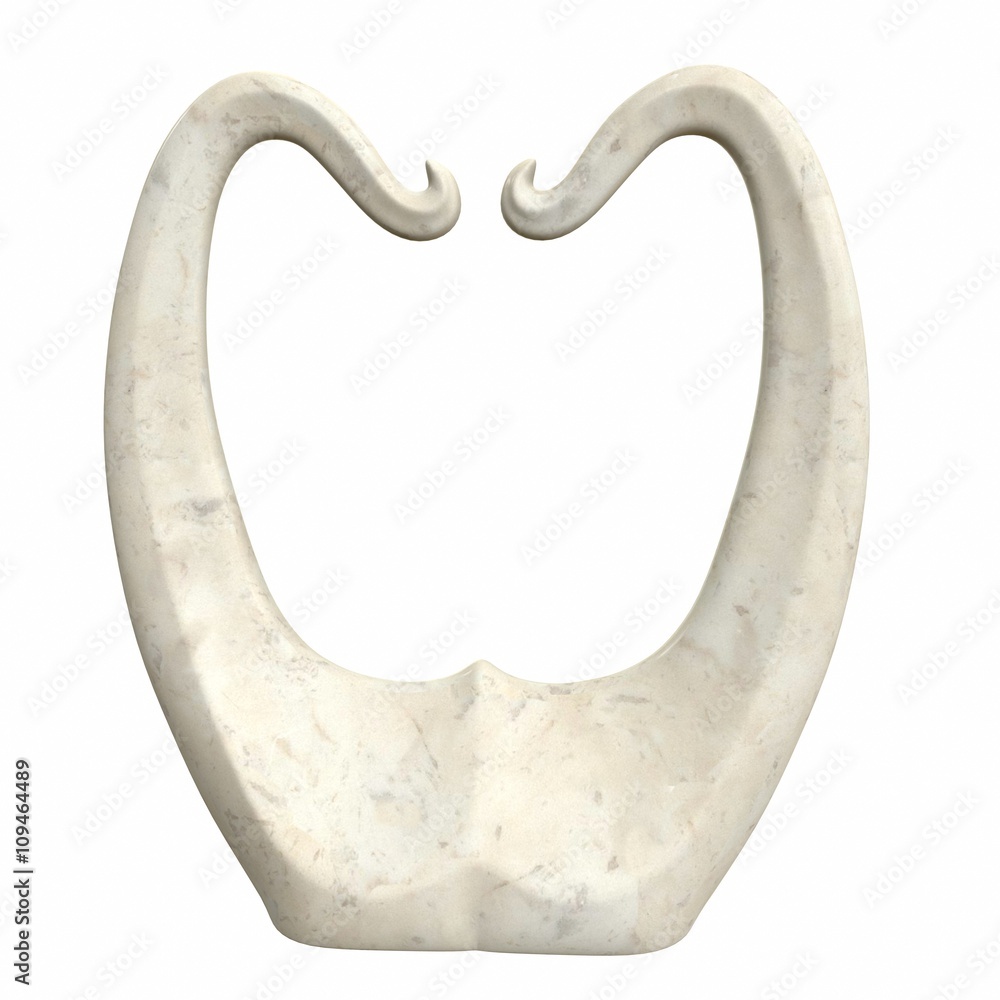 Abstract sculpture. 3d illustration Abstract sculpture. 3d illustration