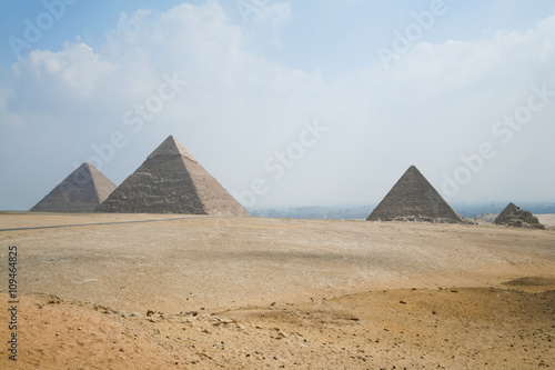 pyramids of Giza at Cairo Egypt horizontal