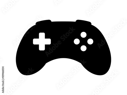 Videogame / video game controller or gamepad flat icon for apps and websites