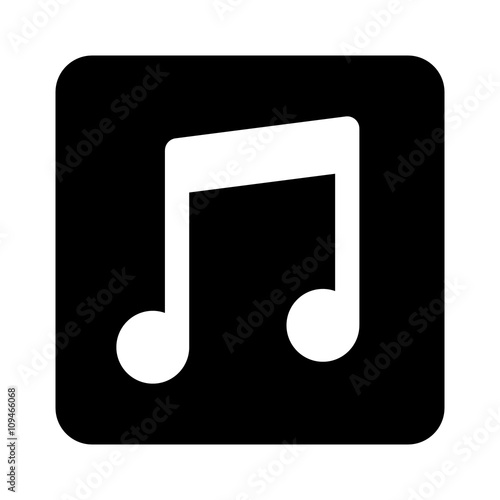 Music album or vinyl album flat icon for apps and websites